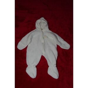 Vintage Hooded Sleeper Embroidered Lamb Sheep Japan EUC 6-9 mos‎ Toddle Time